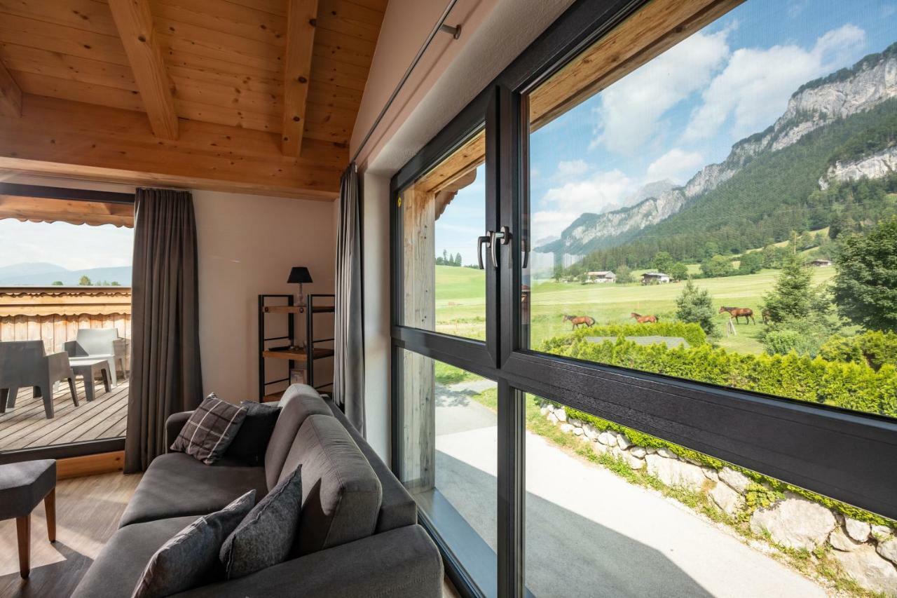 Narzenhof Wellness Chalets, Familien & Luxus Apartments Am Bauernhof St. Johann in Tirol Extérieur photo
